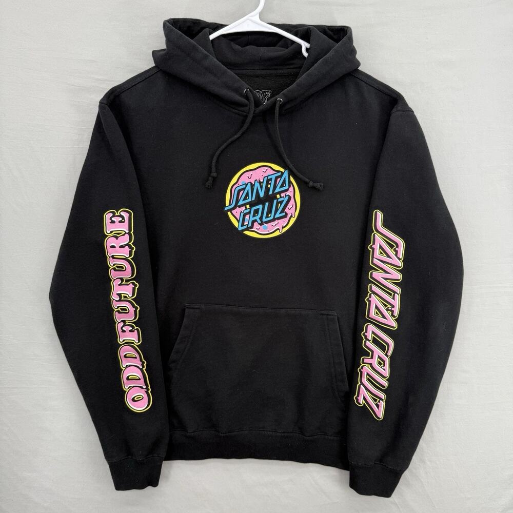 Santa Cruz X Odd Future Doughnut Collab Hoodie Sz M Pullover Skate Streetwear